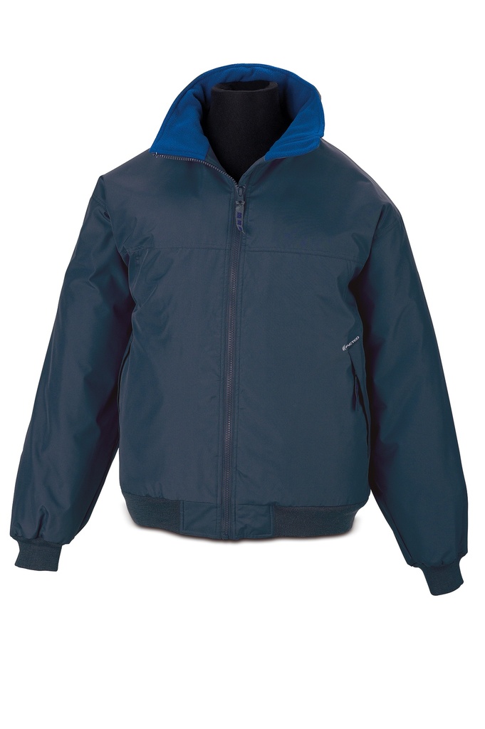 CAZADORA NÁUTICA CON FORRO POLAR AZUL MARINO XL