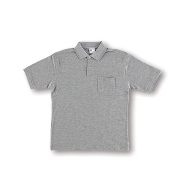 POLO MANGA CORTA GRIS L