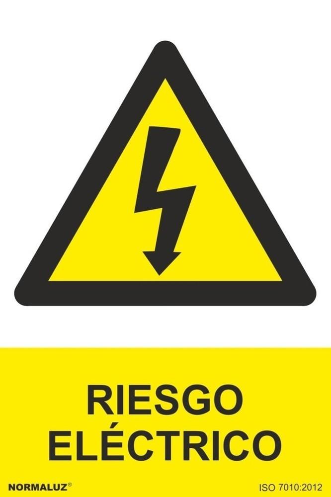 SEÑAL RIESGO ELÉCTRICO PVC 0,7MM 210X300MM