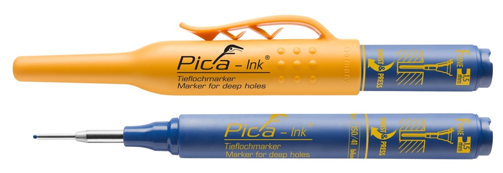 MARCADOR PICA INK AZUL