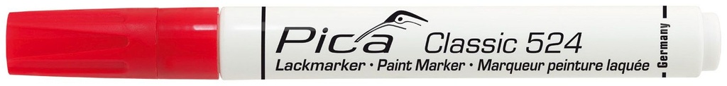 MARCADOR PICA 524 PERMANENENTE CLASSIC ROJO