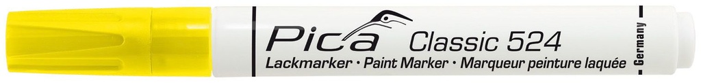 MARCADOR PICA 524 PERMANENENTE CLASSIC AMARILLO