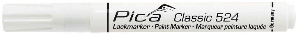 MARCADOR PICA 524 PERMANENENTE CLASSIC BLANCO