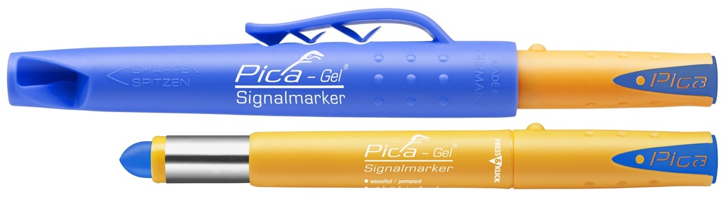 MARCADOR PICA SEÑALIZADOR GEL AZUL