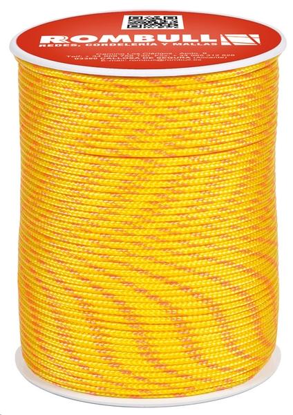 CARRETE CORDÓN FANTASÍA PES 4mm/60MTL AMARILLO