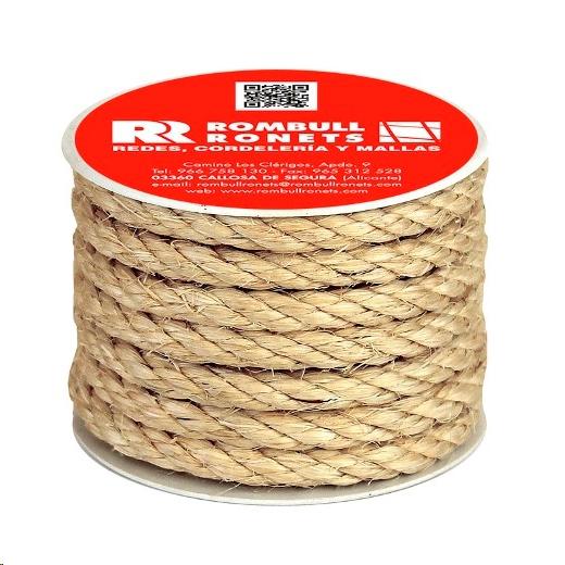 CARRETE CUERDA CABLEADA SISAL 4C 8 mm 25 m
