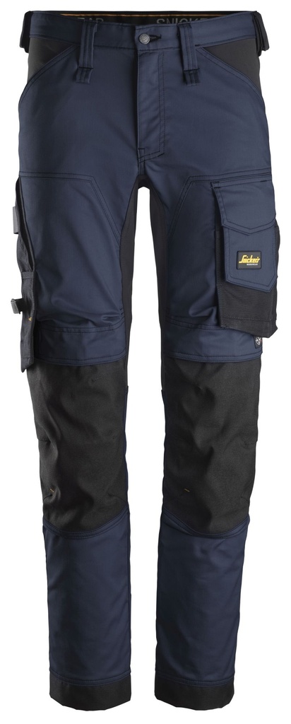 PANTALÓN ELÁSTICO SNICKERS ALLROUNDWORK SLIM AZUL 50