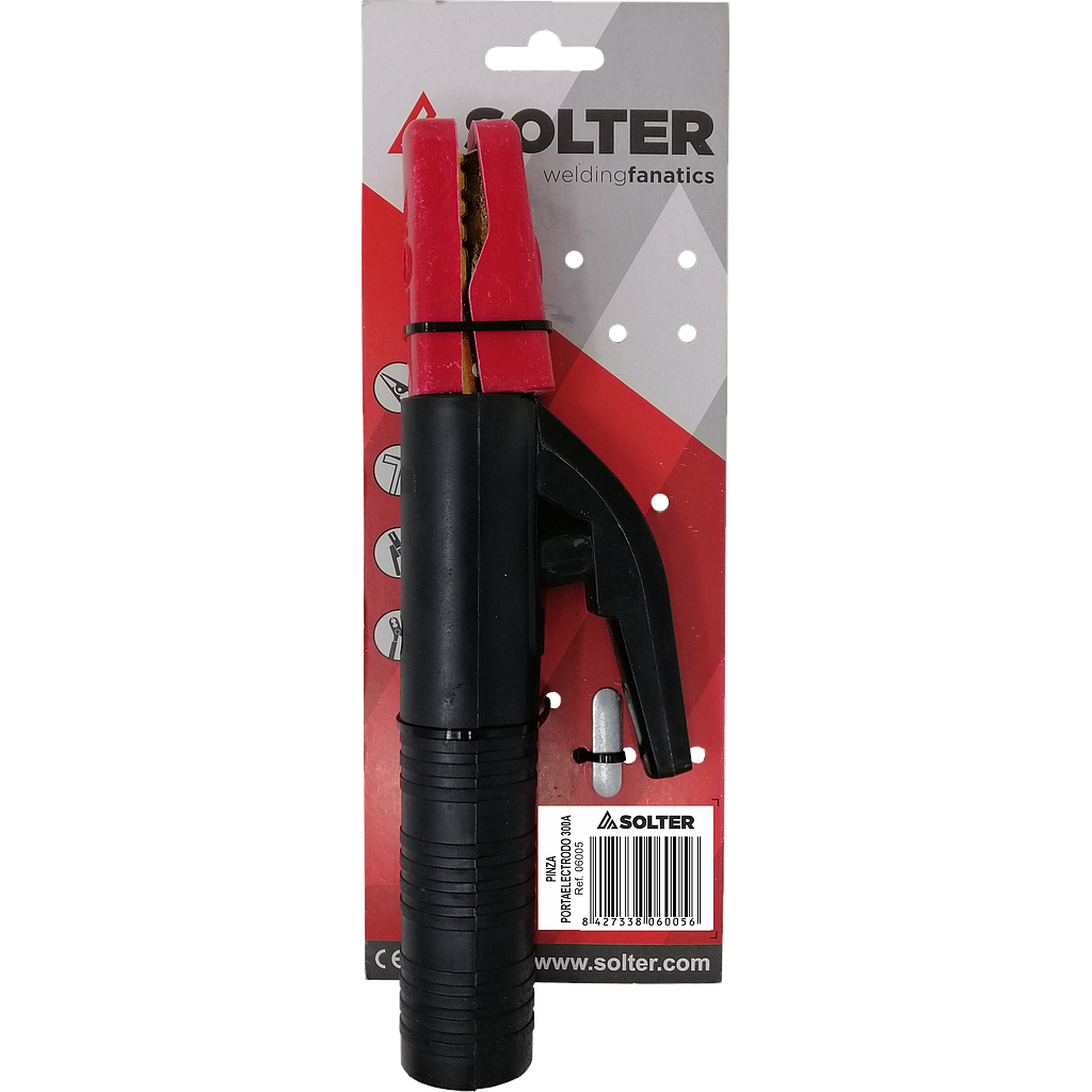 PINZA PORTA ELECTRODO SOLTER 300AH