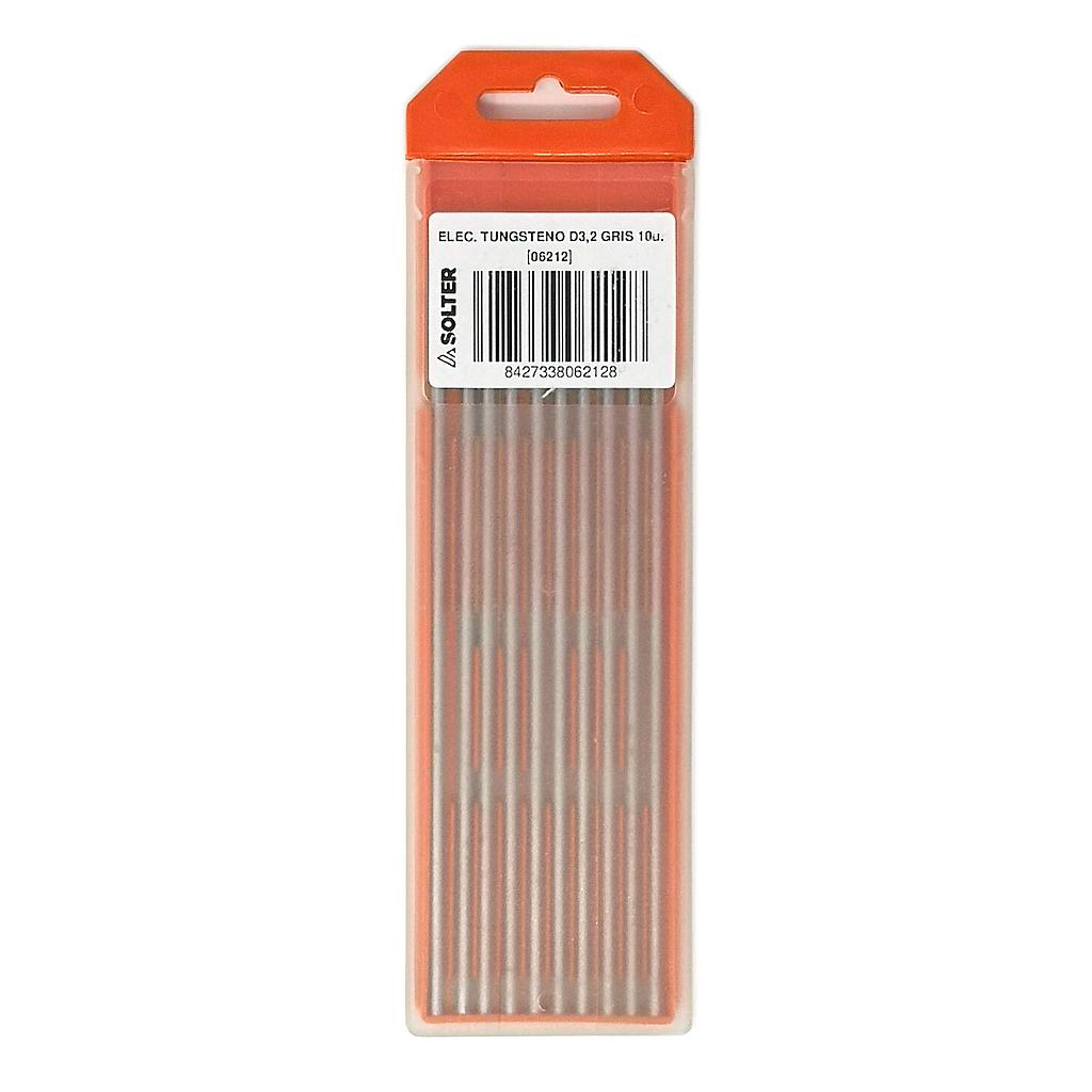 BLISTER ELECTRODOS TUNGSTENO GRIS(10u) 3,2