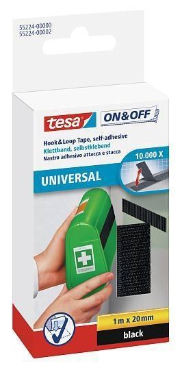 ON&OFF TAPE 2,5M X 20mm BLACK