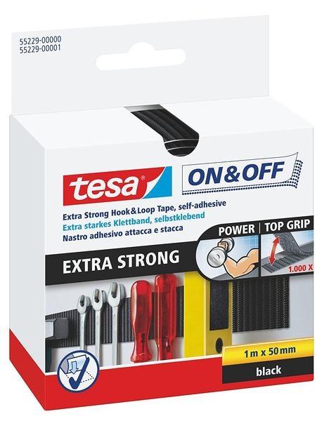 55229 ON&OFF EXTRA STRONG TAPE 1:50mm BLACK