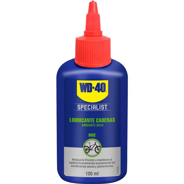LUBRICANTE CADENA BIKE WD-40 AMBIENTE SECO 100 ml