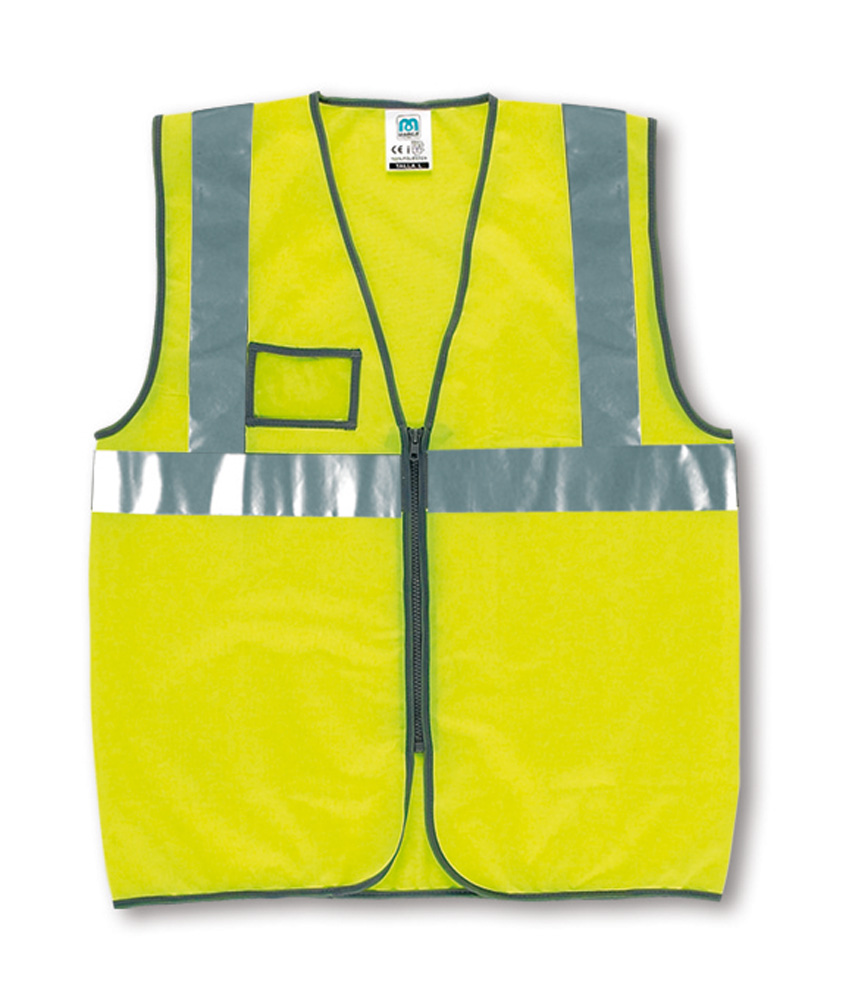 CHALECO ALTA VISIBILIDAD MARCA CON CREMALLERA 288VFCYM M