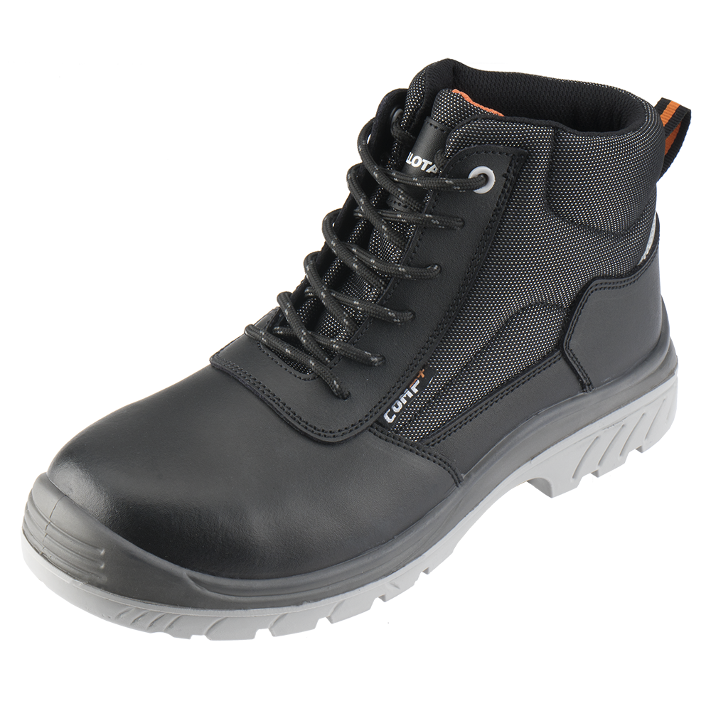 BOTA SEGURIDAD COMP+ PIEL NEGRA S3 41