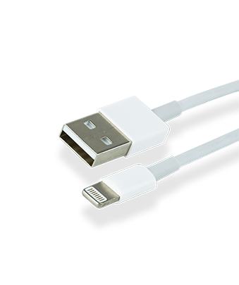 CABLE DATOS USB-A A LIGHTNING 1 m