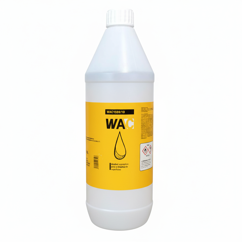 ALCOHOL ISOPROPÍLICO PARA LIMPIEZA DE SUPERFICIES WAC 1 l