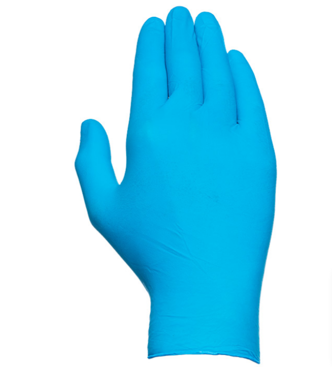 CAJA GUANTES NITRILO AZUL SIN POLVO JUBA (100 UDS.) XL