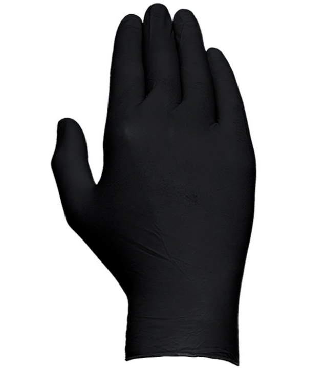 CAJA GUANTES NITRILO NEGRO SIN POLVO JUBA (100 UDS.) XL