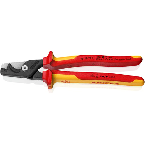 CORTACABLES CON CORTE ESCALONADO KNIPEX 95 18 225