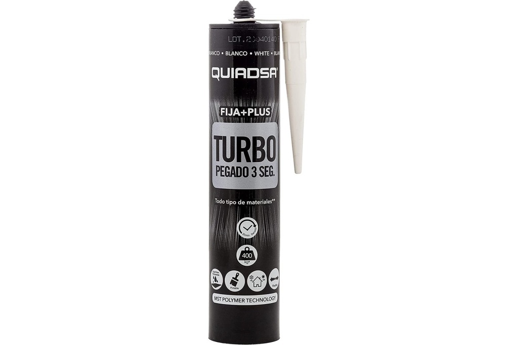 FIJA + PLUS TURBO QUIADSA CARTUCHO BLANCO 290 ml