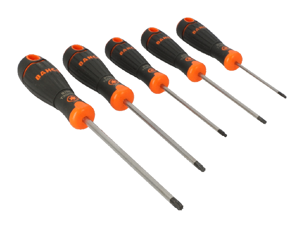 JUEGO 5 DESTORNILLADORES BAHCO FIT TORX