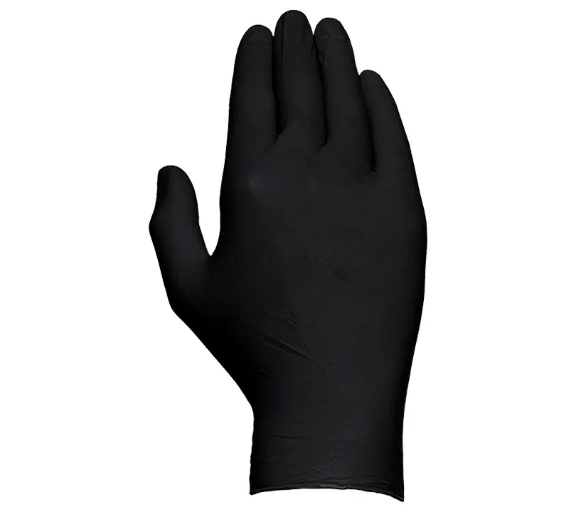 CAJA GUANTES NITRILO NEGRO SIN POLVO JUBA (100 UDS.) L