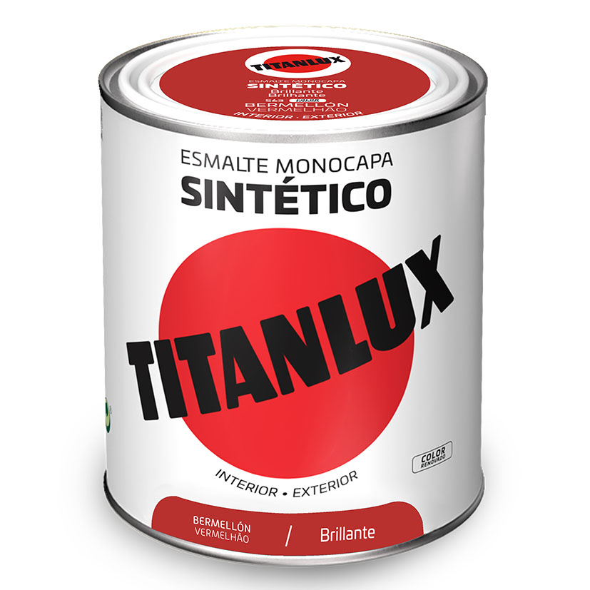 BOTE PINTURA TITANLUX ROJO BERBELLÓN 750 ml