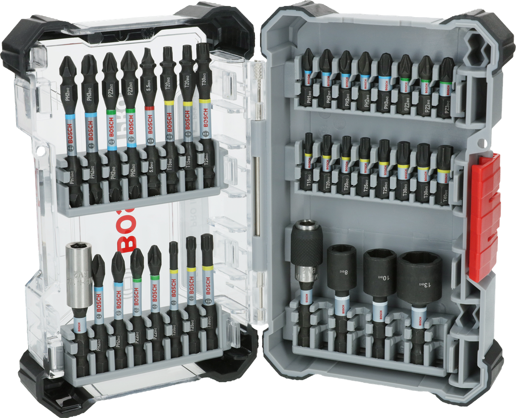 JUEGO 36 PUNTAS PRO BOSCH IMPACT CONTROL