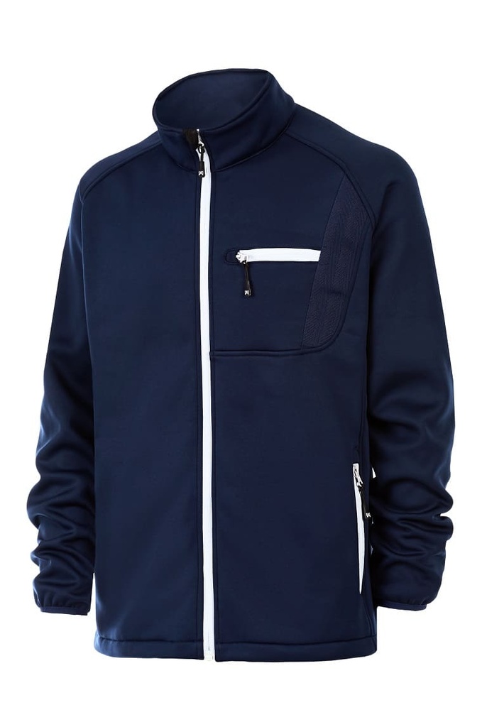 CHAQUETA DOBLE CAPA REGULAR FIT AZUL L