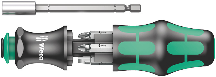 MANGO PORTA-PUNTAS KRAFTTFORM CON 28 PUNTAS