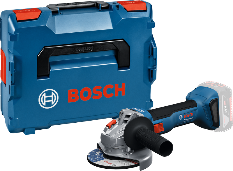 MINIAMOLADORA A BATERÍA GWS 18V-8 125mm L-BOXX (sin bat.)