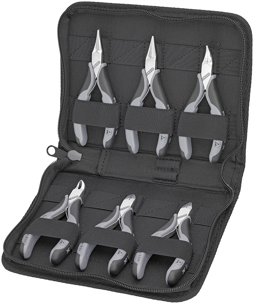 ESTUCHE CON ALICATES DE ELECTRÓNICA KNIPEX 00 20 17