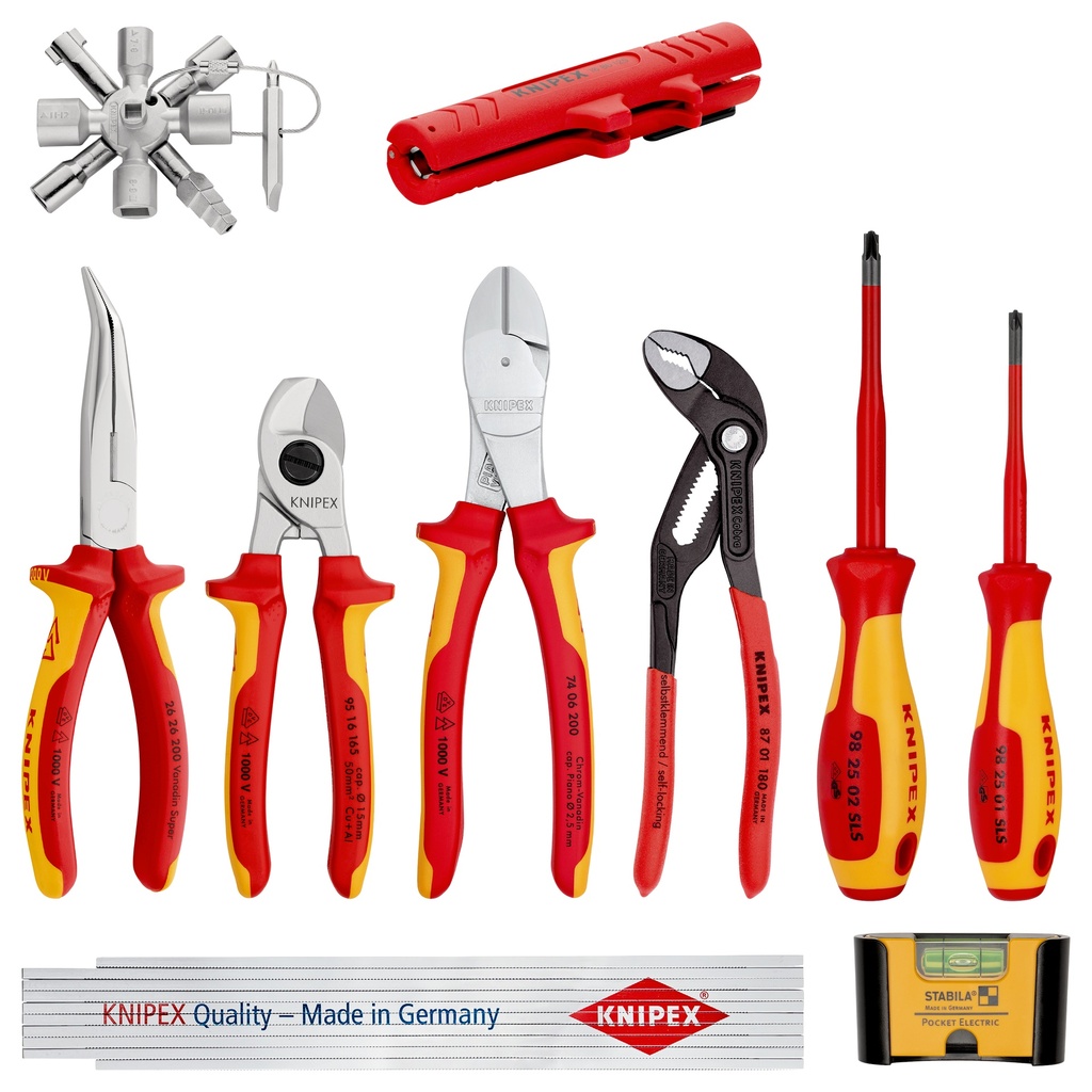 JUEGO DE EXTENSIÓN ELECTRO 1 KNIPEX 00 20 90 V01