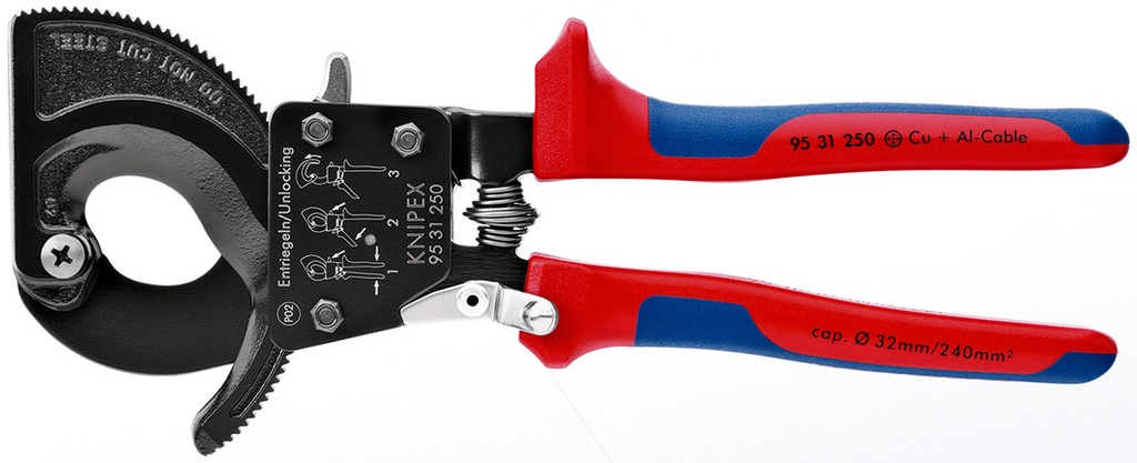 CORTACABLES KNIPEX 95 31 250