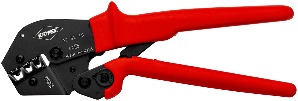ALICATE PARA CRIMPAR TERMINALES KNIPEX 97 52 18