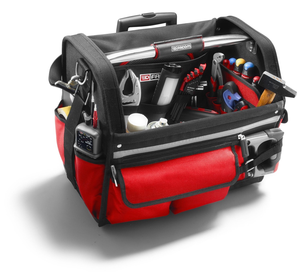 CAJA DE HERRAMIENTAS TEXTIL CON RUEDAS