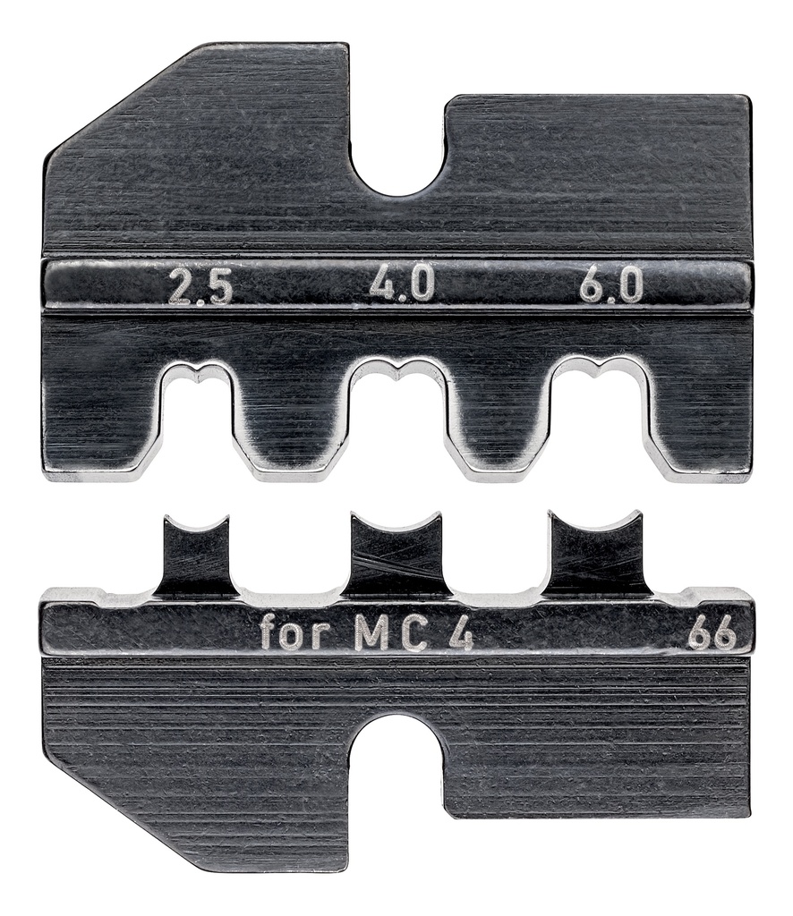 KNIPEX 97 49 66 MORDAZA INTERCAMBIABLE PARA CONECTORES PARA CABLES SOLARES MC4 (MULTI-CONTACT) & MC4 EVO2 2,5/4/6 MM²