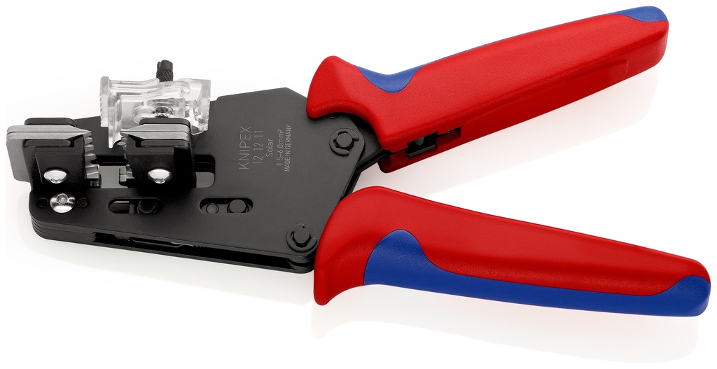 KNIPEX 12 12 11 ALICATE PELACABLES DE PRECISIÓN CON CUCHILLAS DE FORMA PRECISA 1,5/2,5/4/6MM² CON MANGOS MULTICOMPONENTES BARNIZADOS 195 MM