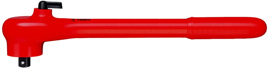 KNIPEX 98 41 CARRACA REVERSIBLE CON CUADRADILLO EXTERNO DE 1/2" 265 MM