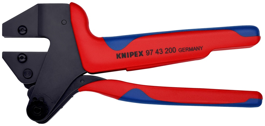 KNIPEX 97 43 200 A CRIMPADORA PARA SISTEMA DE MORDAZAS INTERCAMBIABLES PARA MORDAZAS INTERCAMBIABLES CON MANGOS MULTICOMPONENTES BARNIZADOS 200 MM