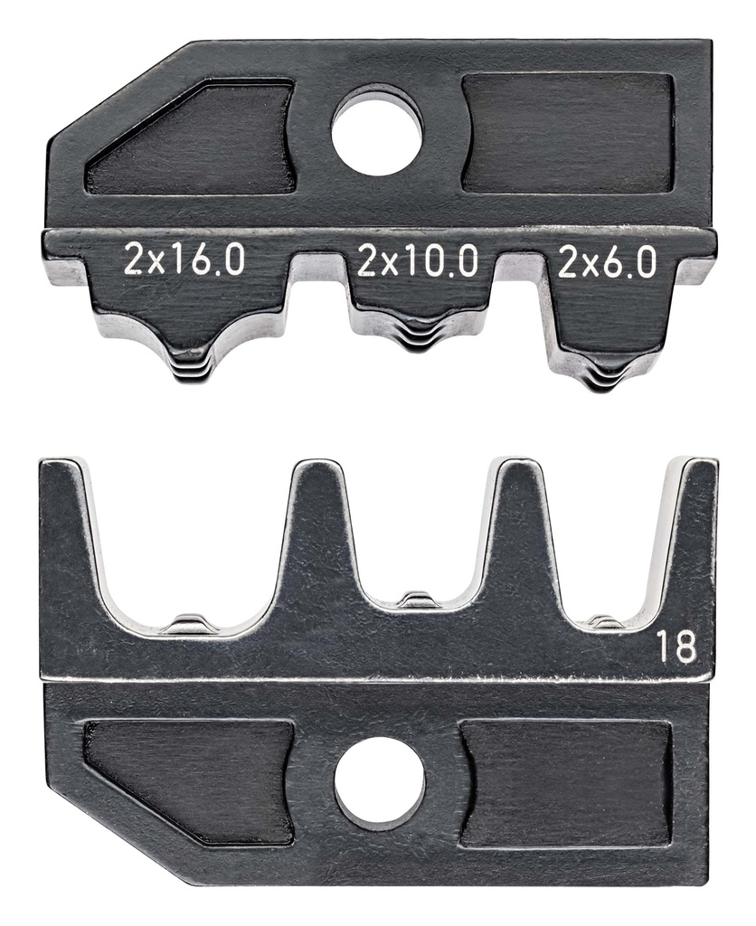 KNIPEX 97 49 18 MORDAZA INTERCAMBIABLE PARA PUNTERAS HUECAS TWIN