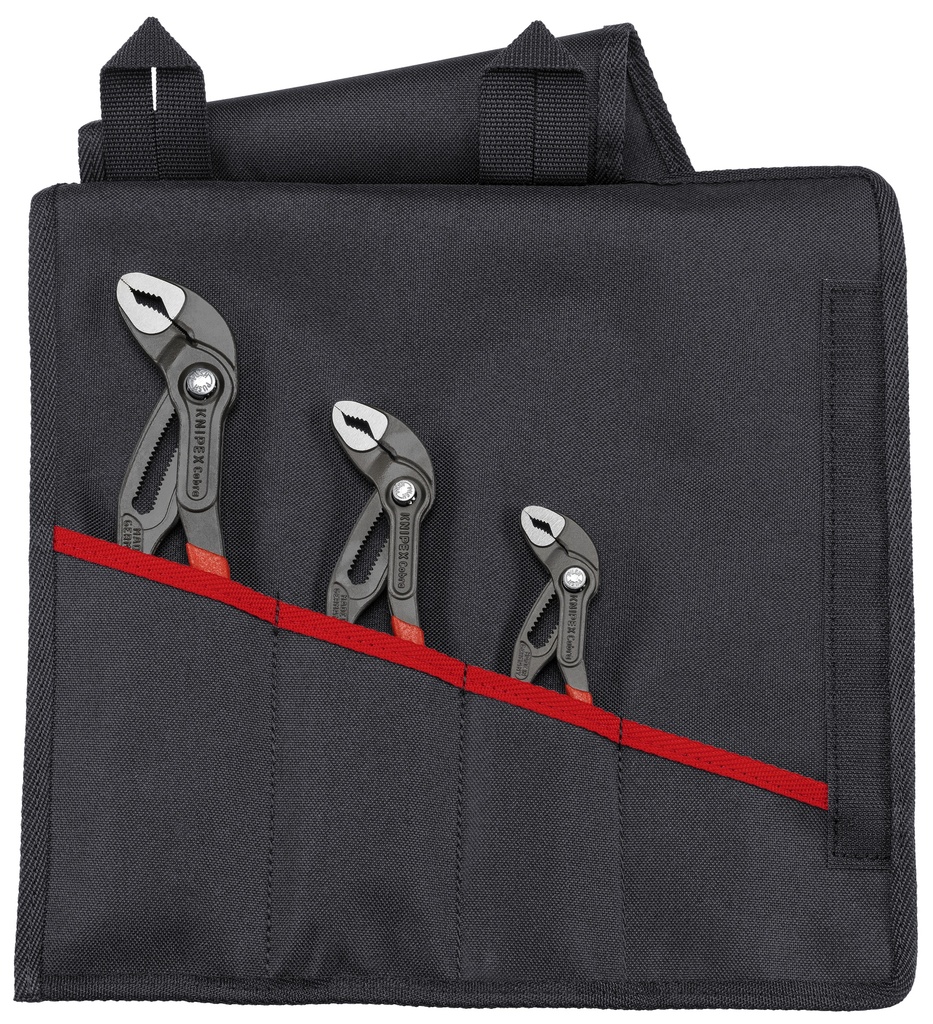 KNIPEX 00 19 55 S8 COBRA®-SET 1 X 87 01 125, 1 X 87 01 180, 1 X 87 01 250 321 MM