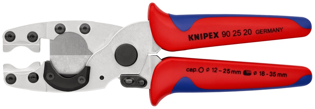 KNIPEX 90 25 20 SB CORTATUBOS PARA TUBOS MULTICAPA Y DE PROTECCIÓN CON MANGOS MULTICOMPONENTES CROMADO 210 MM