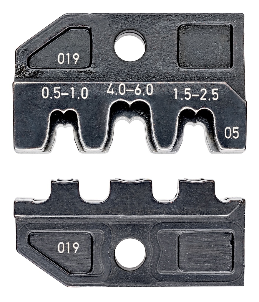 KNIPEX 97 49 05 MORDAZA INTERCAMBIABLE PARA CONECTORES FASTON NO AISLADOS (ANCHURA DEL CONECTOR 4,8 + 6,3 MM)
