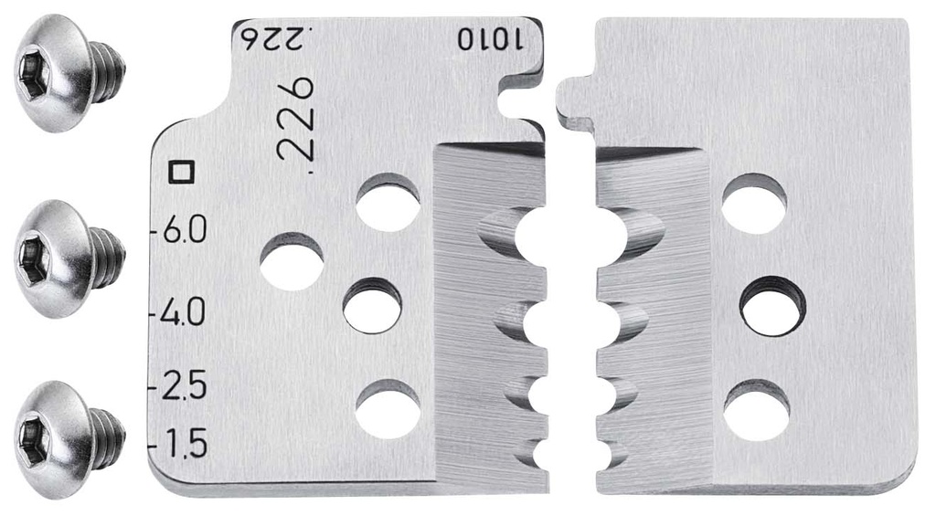 KNIPEX 12 19 11 1 JUEGO DE CUCHILLAS DE RECAMBIO PARA 12 12 11