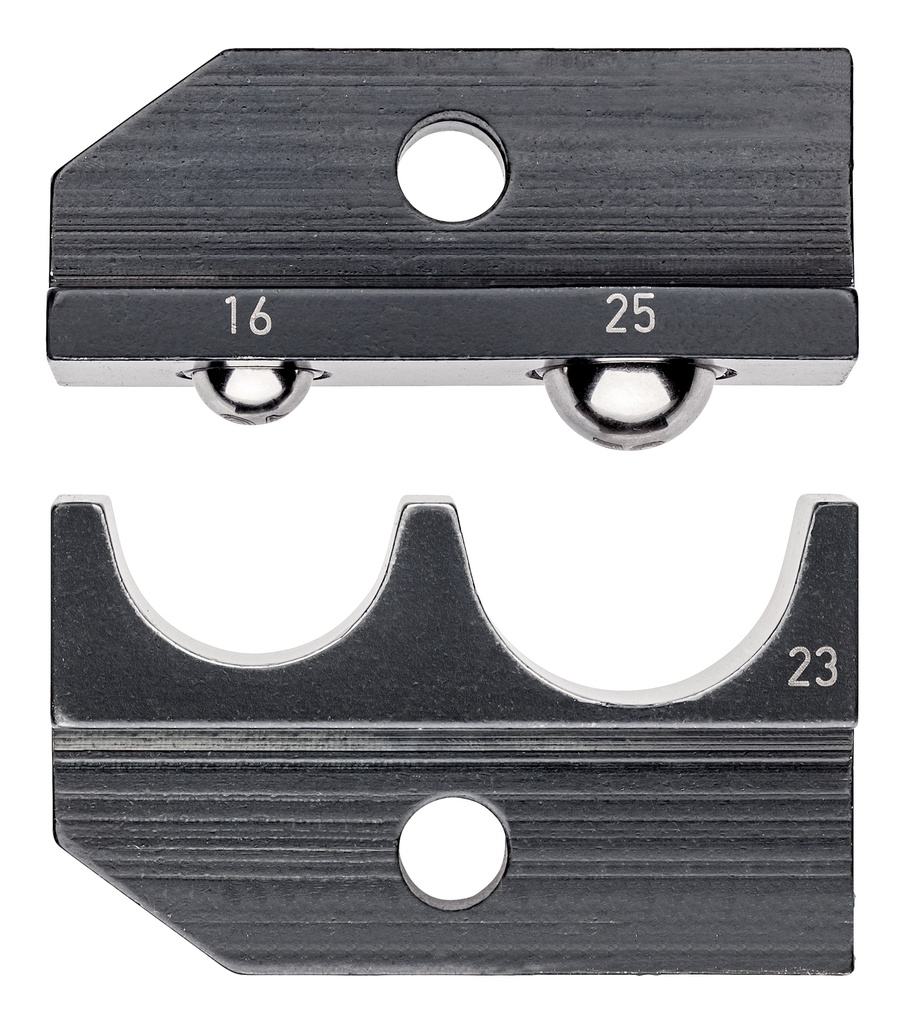 KNIPEX 97 49 23 MORDAZA INTERCAMBIABLE PARA TERMINALES NO AISLADOS DE COMPRESIÓN, DE TUBO Y CRIMPADO CONFORME A DIN 46234 Y DIN 46235, ASÍ COMO CONECTORES NO AISLADOS DE COMPRESIÓN, DE TOPE Y CRIMPADO CONFORME A DIN 46341 Y DIN 46267
