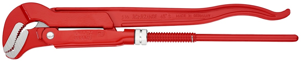 KNIPEX 83 30 015 LLAVE PARA TUBOS EN FORMA DE S RECUBIERTO DE PINTURA PULVERIZADA, ROJO 420 MM