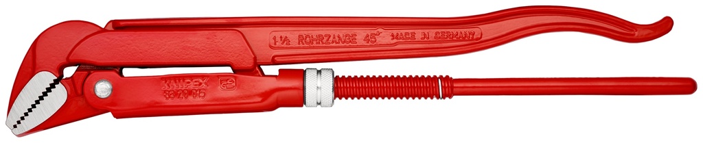 KNIPEX 83 20 015 LLAVE PARA TUBOS A 45° RECUBIERTO DE PINTURA PULVERIZADA, ROJO 430 MM