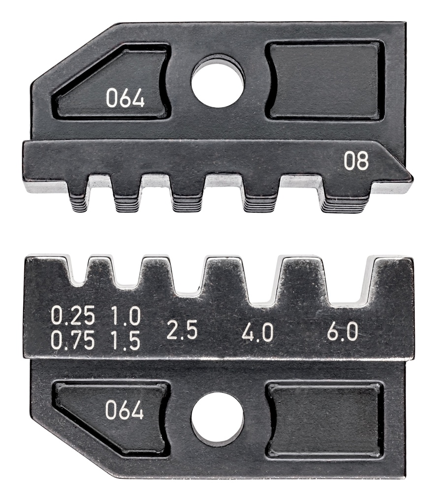 KNIPEX 97 49 08 MORDAZA INTERCAMBIABLE PARA PUNTERAS HUECAS AISLADAS Y NO AISLADAS