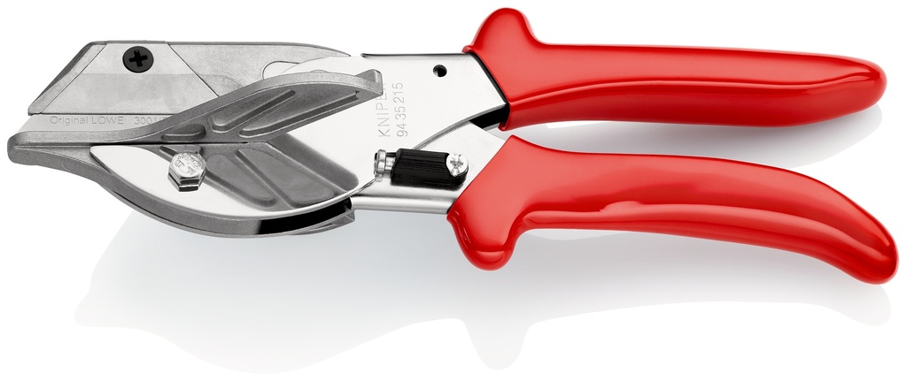 KNIPEX 94 35 215 CORTAINGLETES PARA PERFILES DE PLÁSTICO Y GOMA CON FUNDAS DE PLÁSTICO CROMADO 215 MM